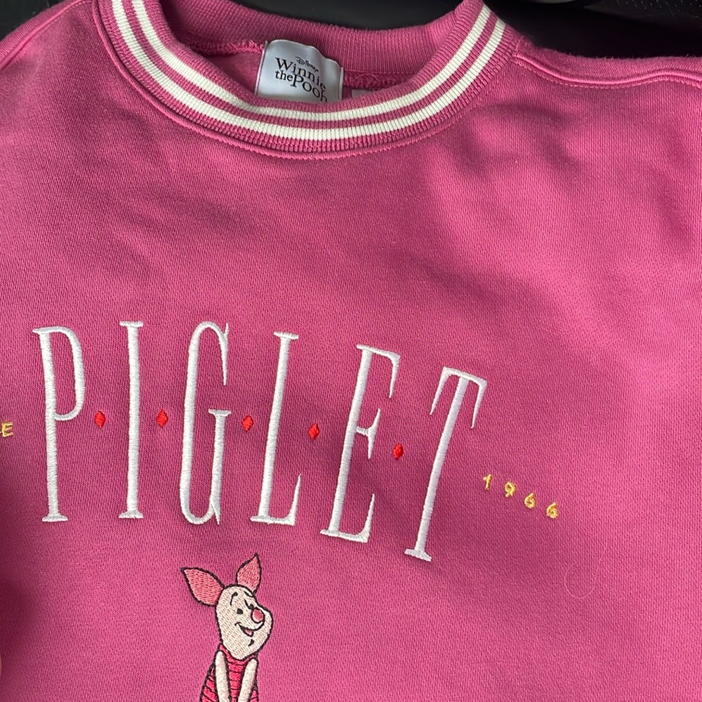 Disney parks piglet crewneck sweater size small